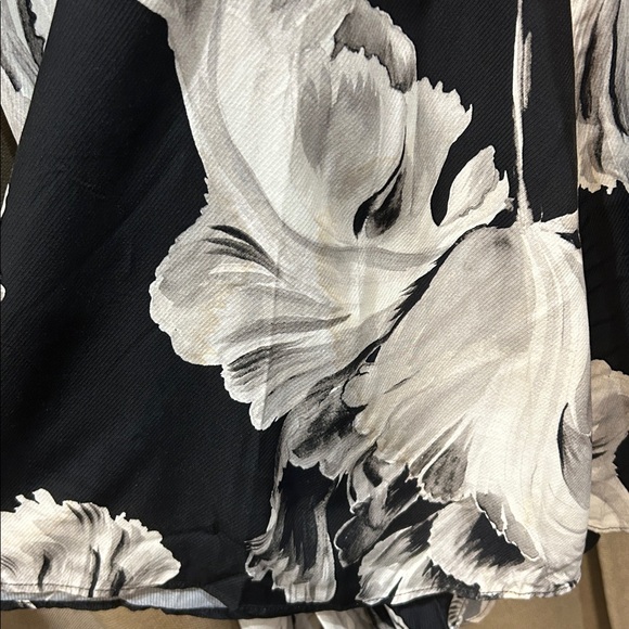 Floral Black and White Dress - Picture 10 of 10